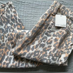 Joe's Jeans Leopard Print Skinny Jeans